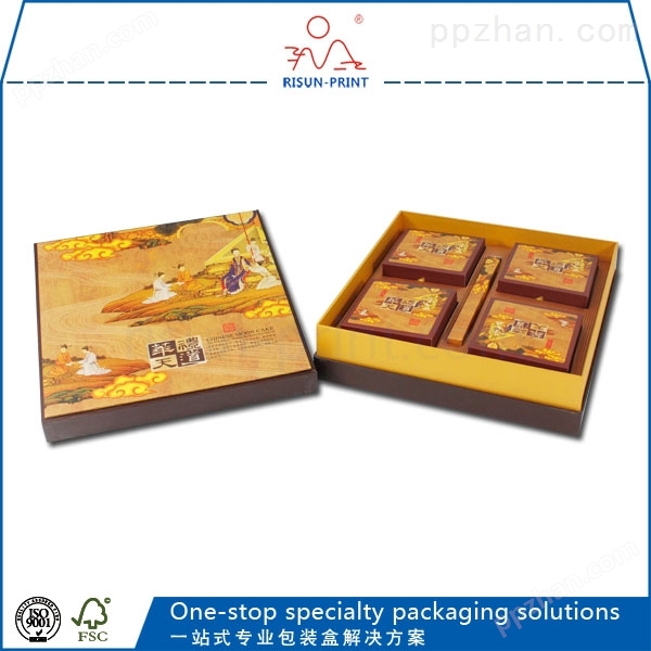 广州月饼盒定制厂专业月饼盒设计印刷，食品包装盒设计印刷一站式服务，价格实惠